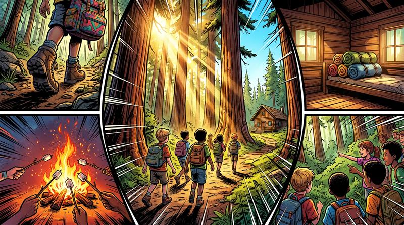 Comic Book art style sample — bold ink lines with halftone shading